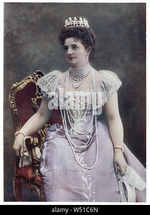 Margherita of Savoy (Margherita Maria Teresa Giovanna; 20 November 1851 – 4 January 1926) was the Queen consort of the Kingdom of Italy by marriage to Umberto I. Stock Photo