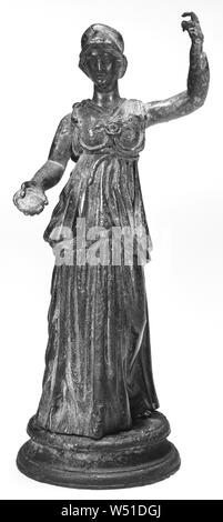Bronze statuette of Minerva 2nd century A.D. Roman With dark patina ...