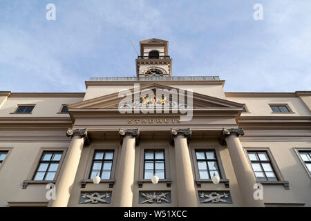 The town hall (stadhuis) in Dordrecht, the Netherlands, Dordrecht is an island city and the oldest city in Holland. Stock Photo