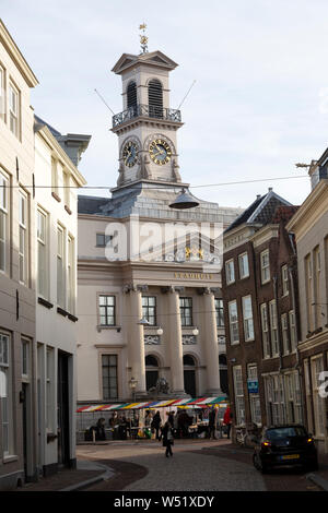 The town hall (stadhuis) in Dordrecht, the Netherlands, Dordrecht is an island city and the oldest city in Holland. Stock Photo