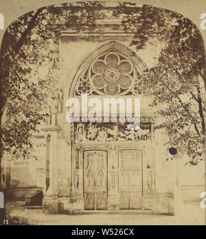 Les Bords de la Loire. Amboise. Porte de la Chapelle, D'Amerval (French, active 1860s), 1860s, Albumen silver print Stock Photo