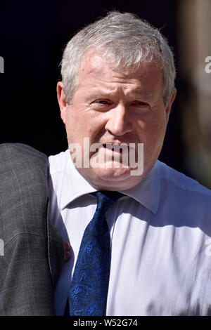 Ian Blackford MP (SNP: Ross, Skye and Lochaber) Leader of SNP Westminster group. on College Green on the day Boris Johnson became Prime Minister, 24th Stock Photo