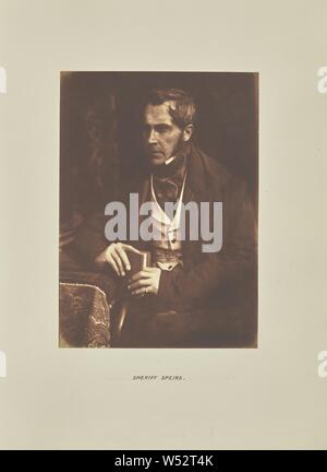 Sheriff Spiers, Hill & Adamson (Scottish, active 1843 - 1848), Scotland, 1843–1847, Salted paper print from a paper negative, 19.7 × 14.1 cm (7 3/4 × 5 9/16 in Stock Photo
