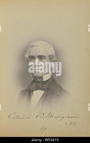 Edwin B. Morgan, James Earle McClees (American, 1821 - 1887), Julian Vannerson (American, 1827 - after 1875), Washington, District of Columbia, United States, about 1859, Salted paper print, 9.7 × 7.4 cm (3 13/16 × 2 15/16 in Stock Photo