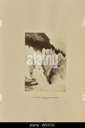 Ice-Needles - Unter Grindelwald Glacier, Ernest H. Edwards (British, 1837 - 1903), Canton of Bern, Switzerland, 1865, Albumen silver print, 12.4 × 8.9 cm (4 7/8 × 3 1/2 in Stock Photo