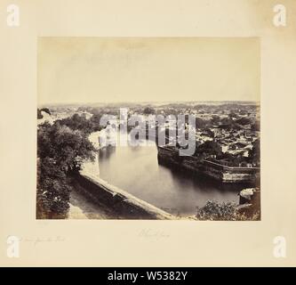 Bhurtpore, General View from an Elevation in the Fort, Samuel Bourne (English, 1834 - 1912), Bharatpur, Rajasthan, India, 1865–1866, Albumen silver print, 23.2 × 28.7 cm (9 1/8 × 11 5/16 in Stock Photo