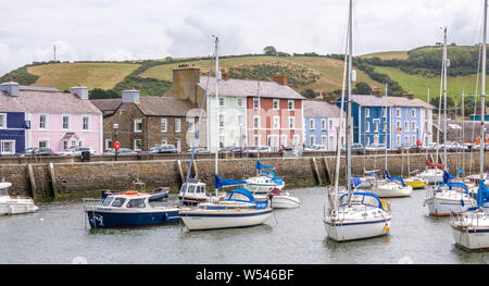 Aberaeron a popular seaside town in Ceredigion, Wales, UK Stock Photo