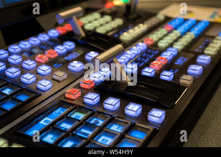 ME2 Live Switcher Video Mixer for Shows and Television Stock Photo