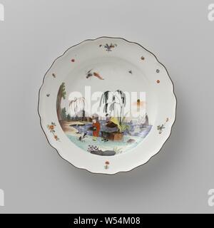 Vintage Chinese outlet porcelain dinnerware - Chinoiserie Landscape