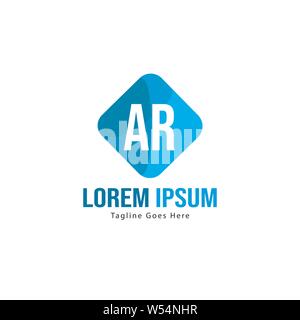 AR Letter Logo Design. Creative Modern AR Letters Icon Illustration design Stock Vector