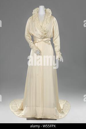 Edwardian crepe de shop chine wedding dress