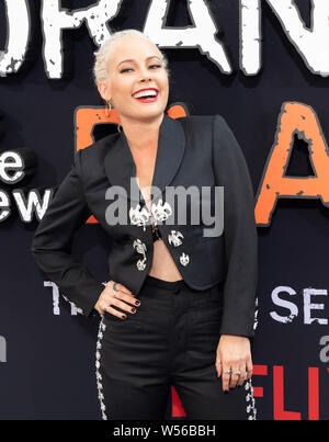 New York, NY - July 25, 2019: Rebecca Knox attends 'Orange Is The New Black' Final Season World Premiere at Lincoln Center Alice Tully Hall Stock Photo