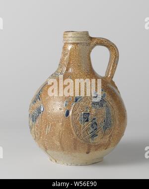 Jug (Bartmann jug) with the coat of arms of Cologne and Gulik-Kleef ...