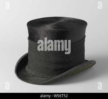 Green Top Hat With White Band