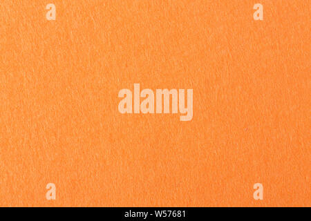 Orange felt background on macro. High quality texture in extremely high resolution. Stock Photo