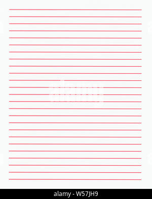 Redline Paper Set Paper texture - red lined background. High quality image Stock Photo ...
