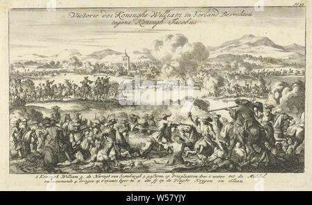 The Battle of the Boyne 1690; between two rival claimants of the Stock ...