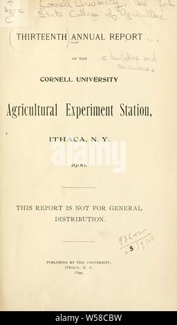 Annual report ... [bulletins and circulars] : Cornell University. New York State College of Agriculture