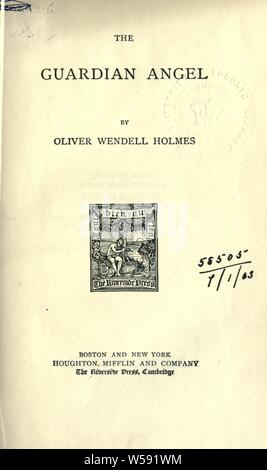Writings : Holmes, Oliver Wendell, 1809-1894 Stock Photo