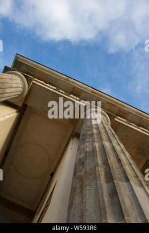 Closeup photo of Brandenburg Gate in Berlin Stock Photo