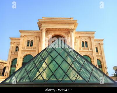 Al Hazm Mall is the new luxurious and elite shopping experience in Doha,Qatar. Stock Photo