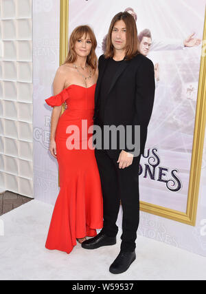 HOLLYWOOD, CA - JULY 25: Dominique Jane (L) and Jody Hill attend the