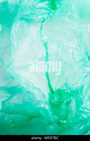 Conceptual image of plastic pollution entering the food chain. Stock Photo