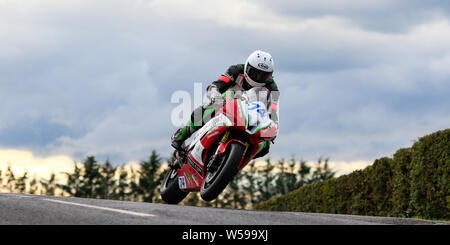 Armoy Northern Ireland. 26th July, 2019. Armoy Road Races The Race of Legends; qualifying; Tommy Henry (H O'Kane Motors Yamaha) won the Senior Support race Credit: Action Plus Sports/Alamy Live News Stock Photo