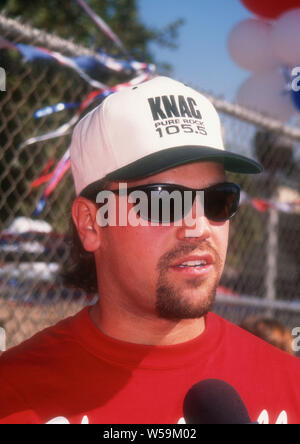 Los Angeles, California, USA 12th October 1994 Professional baseball player Mike Piazza of the Dodgers attends Hardball Goes To B.A.T. baseball game on October 12, 1994 in Los Angeles, California, USA. Photo by Barry King/Alamy Stock Photo Stock Photo