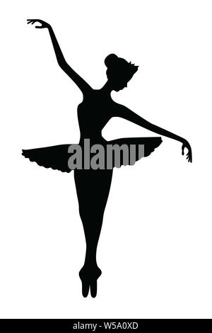 Ballet dancer performing dance Stock Photo
