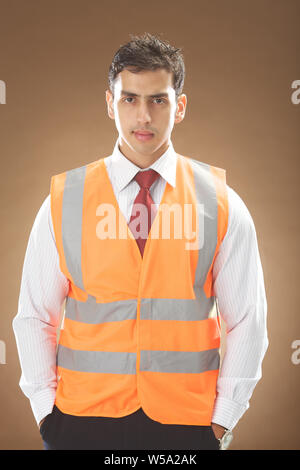 Portrait of a male architect Stock Photo