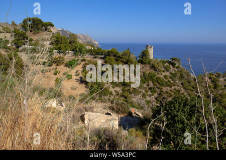 Playa de Maro, Axarquia, Costa del Sol, Malaga province, Andalusia ...