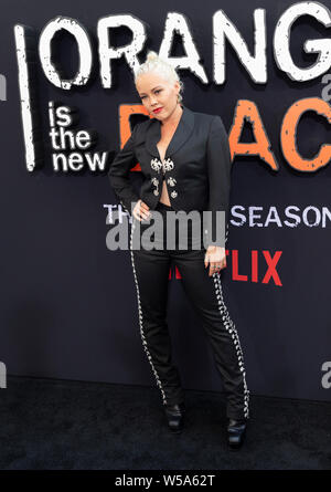 New York, United States. 25th July, 2019. Rebecca Knox attends 'Orange Is The New Black' Final Season World Premiere at Lincoln Center Alice Tully Hall Credit: Lev Radin/Pacific Press/Alamy Live News Stock Photo