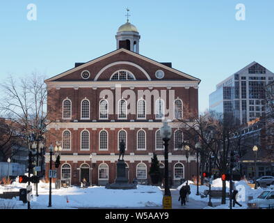 Faneuil Hall, Boston, Massachusetts, USA Stock Photo