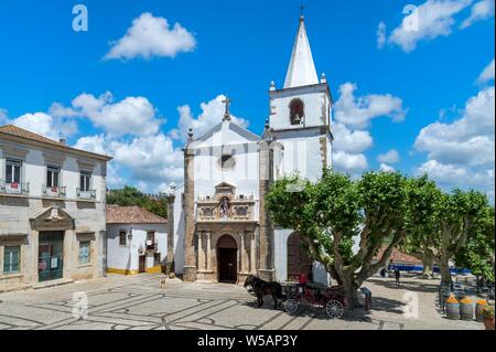 Santa Maria Church, Obidos, Leiria District, Estremadura, Portugal Stock Photo