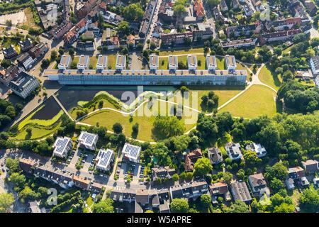 Aerial view, Science Park Gelsenkirchen, Technology Centre and Economic Development, Gelsenkirchen, North Rhine-Westphalia, Germany Stock Photo