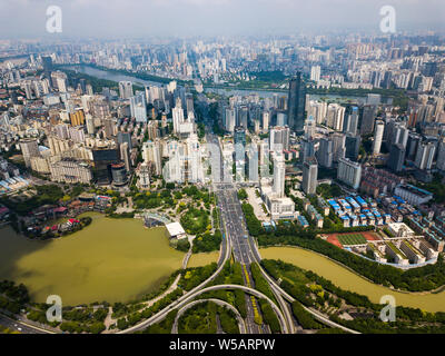 The city of Nanning, capital of south China s Guangxi Zhuang Autonomous ...