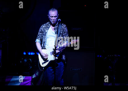 Gary Kemp a lead guitarist of the Nick Mason’s Saucerful of Secrets Psychedelic Rock band performed a sold out show in Toronto. Stock Photo