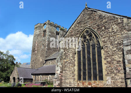 Church of St Mary and All Saints, Conwy, Wales Stock Photo