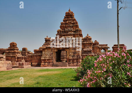 Pattadakal temple, UNESCO world heritge site,Karnataka, India Stock Photo