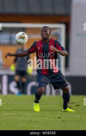 Kufstein, Austria. 26th July, 2019. Godfred Donsah (Bologna) during the pre-season friendly match between Koln FC 3-1 Bologna FC at Grenzlandstadion Arena on July 26, 2019 in Kufstein, Austria. Credit: Maurizio Borsari/AFLO/Alamy Live News Stock Photo