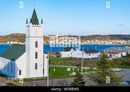 Skyline of the fishing village of Twillingate, Newfoundland, Canada Stock Photo