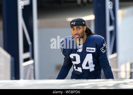 AFC cornerback Stephon Gilmore of the New England Patriots (24) before the Pro  Bowl, Sunday, Jan. 26, 2020, at Camping World Stadium in Orlando, Florida.  (Photo by IOS/ESPA-Images Stock Photo - Alamy