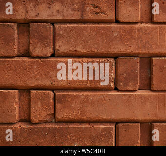 Full frame background 0f the orange bricks wall Stock Photo