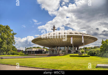 Netherlands, Eindhoven - August 12 2014: Evoluon building -  a conference centre and former science museum erected by the electronics and electrical c Stock Photo