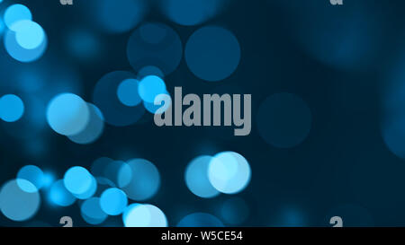 Blue light - Bokeh abstract light background.blurred Stock Photo