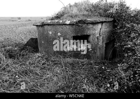 World War One pillbox Stock Photo