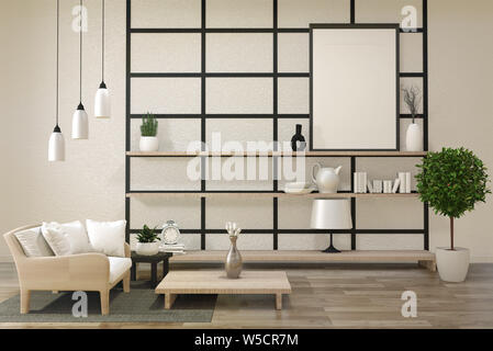 iMinimalisti modern izeni living room with wood floor and 