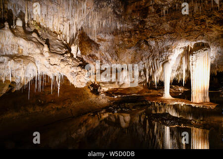 Lake Cave, Margaret River, Western Australia Stock Photo