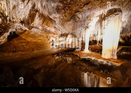 Lake Cave, Margaret River, Western Australia Stock Photo